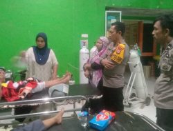 Sebuah Kios Jualan Dilalap si Jago Merah di Desa Balleanging, Kecamatan Ujung Loe.Satu Orang Anak Dilarikan ke Rumah Sakit.
