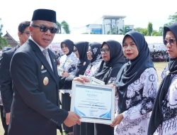 HUT PGRI, Bupati Andi Utta Luncurkan Koperasi Lentera Merah Putih