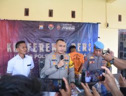 Polres Bulukumba Gelar Konferensi Pers Kasus Begal, Kapolres Ungkap Modus Pelaku