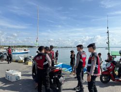 Tim Patmor Polres Bulukumba Himbau Nelayan Waspada Cuaca Ekstrem