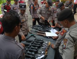 Sidak! Pemeriksaan Senpi dan Urine Personel Polres Bulukumba