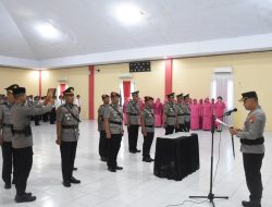 Polres Bulukumba Gelar Sertijab Kabag, Kasat dan Kapolsek, Ini Pesan Kapolres.