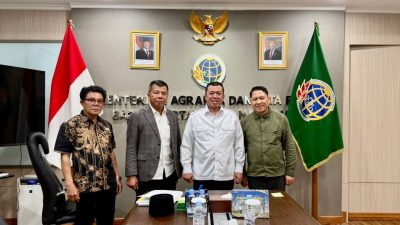 Temui Menteri ATR/BPN, Bupati Andi Utta Bahas Optimalisasi Lahan Tidak Produktif