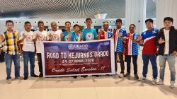 Lepas Kontingen ke Kejurnas Bogor, ORADO Sulsel Optimis Bawa Pulang Juara