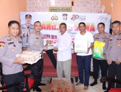 Sambut Hari Bhayangkara ke-80, Kapolres Bulukumba Gelar Anjangsana ke Rumah Purnawirawan Polri