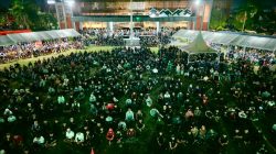 Nobar Semifinal Piala Dunia, Ribuan Warga Padati Lapangan Pemuda