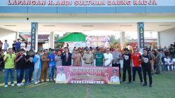 Jelang HUT ke-81 RI, Bupati Andi Utta Buka Turnamen Sepakbola di Gantarang