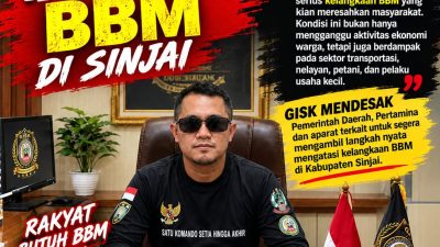 Kelangkaan BBM di Kabupaten Sinjai Disorot GISK, Andi Eppe: Jangan Biarkan Masyarakat Terus Kesulitan