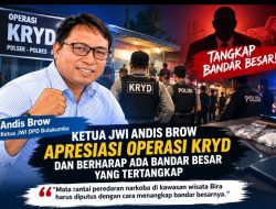Ketua JWI Bulukumba Apresiasi Operasi KRYD di Bira, Andis Brow Berharap Jaringan Peredaran Narkoba Bisa Terungkap Sampai Bandar Besarnya